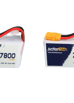 Actiontech 7800mAh LiHV 15.2V 4S Battery Twin Pack for Swellpro FD1 (XT90 Connector) - Actiontech