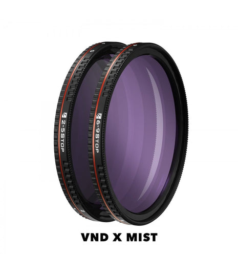 Freewell Hard Stop Variable ND Filter (Mist Edition) 62mm 2-5 Stop | 6-9 Stop 2 Pack - Actiontech