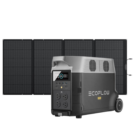 EcoFlow Delta Pro + 400W Solar Panel - Actiontech