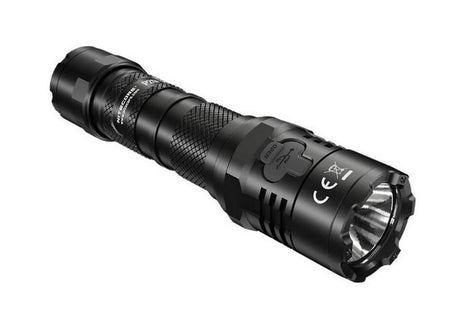 NITECORE RECHARGEABLE TACTICAL LED FLASHLIGHT WITH CERAMIC-TIPPED STRIKE BEZEL - Actiontech