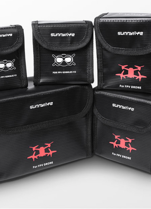 Sunnylife Li-Po Safe Bag for DJI FPV Drone/FPV Goggles V2 - Actiontech