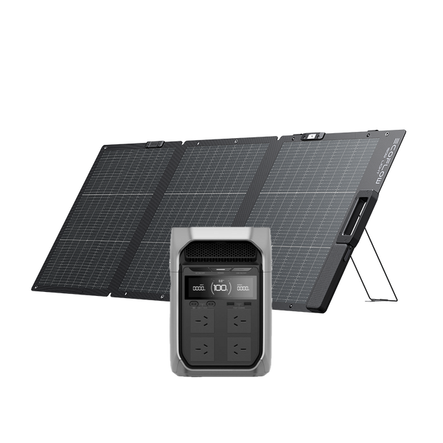 EcoFlow Delta 3 Plus + 160W Lightweight Solar Panel