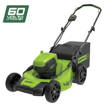 Greenworks 60V Pro Brushless Push Lawnmower (46cm / 18″) (Skin Only)