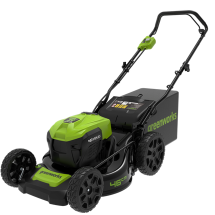 Greenworks 60V 46cm Self-Propelled Lawnmower Ultimate Starter Kit