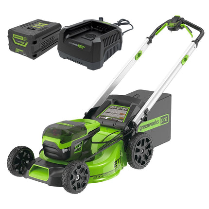 Greenworks 60V Pro Brushless Self-Propelled Lawnmower Kit (51cm / 21″)