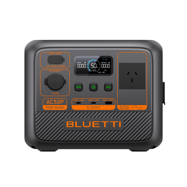 BLUETTI AC50P + 100W Solar Panel