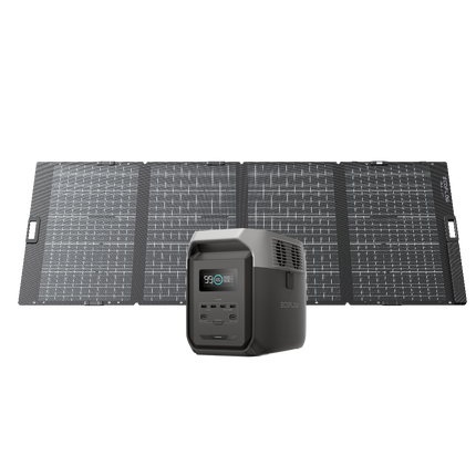 EcoFlow Delta 3 1500 + 400W Lightweight Solar Panel