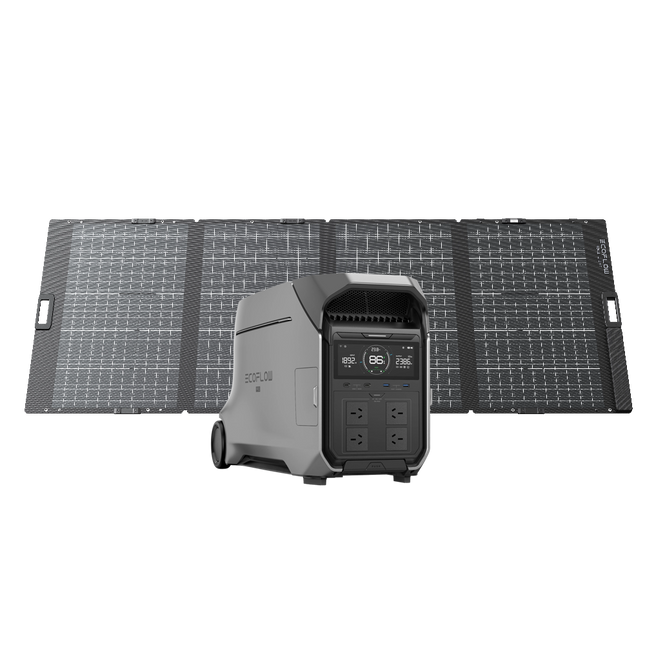 EcoFlow Delta pro 3 + 400W Lightweight Solar Panel