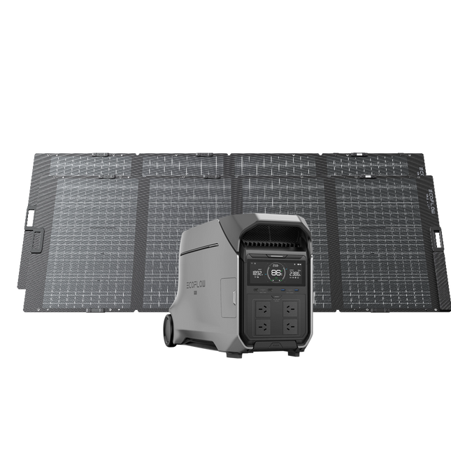 EcoFlow Delta Pro 3 + 2 x 400W Lightweight Panels