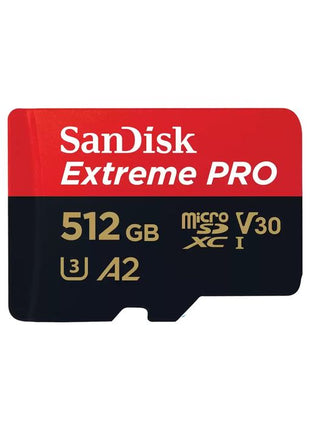 Sandisk Extreme Pro Micro SDXC 512GB 200MB/S SD ADAPTER - Actiontech