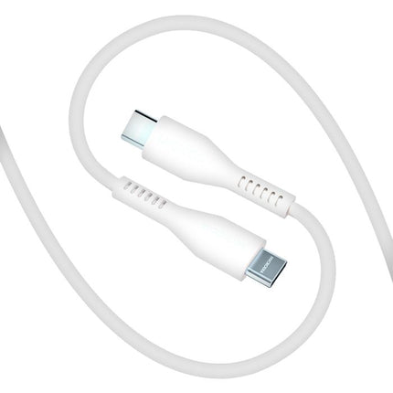 MICRODIA Fruitywire™ Liquid Silicon PD60W USB-C to Lightning Cable 1.3m White