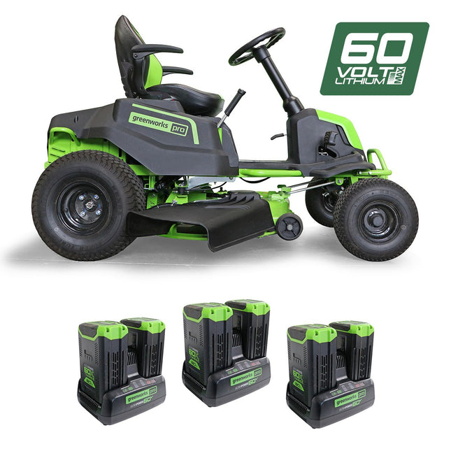 Greenworks 60V Pro 42” Ride-On Lawnmower