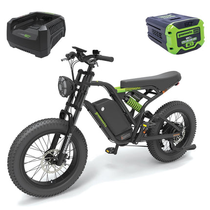 Greenworks 60V Pro 20” Fat Tyre Electric All Terrain Bike