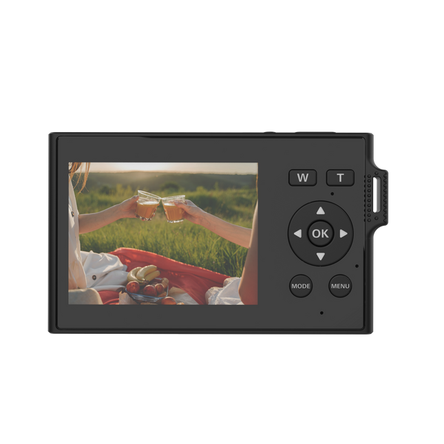 FireFly Pixus Slim Digital Compact Camera - Black Metallic