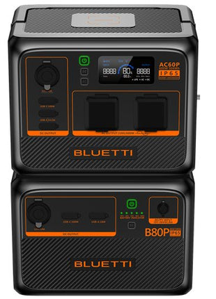 BLUETTI AC60P + B80P Portable Power Station Bundle (1310wh combinded) - Actiontech