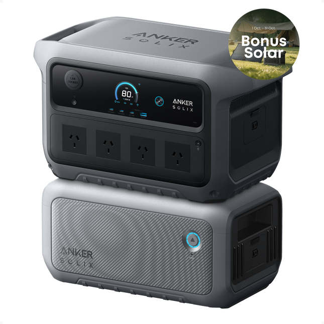Anker SOLIX C2000 Gen 2 + Expansion Battery - 4096Wh | 2400W