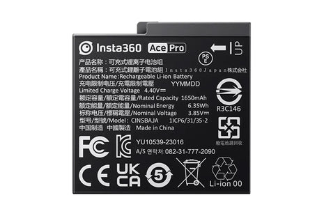 Insta360 Ace/Ace Pro Battery - Actiontech