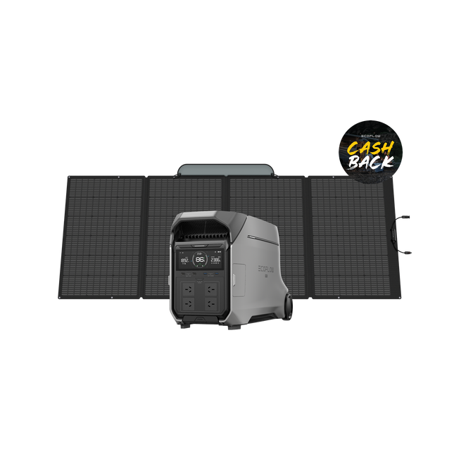 EcoFlow Delta pro 3 + 400W Lightweight Solar Panel