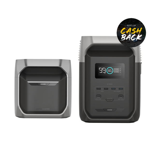 EcoFlow Delta 3 1500 + Smart Extra Battery