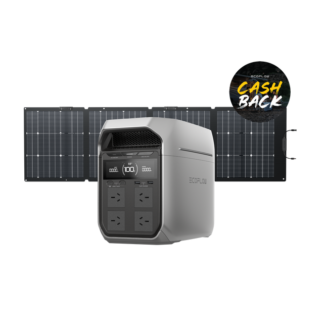 EcoFlow Delta 3 Plus + 400W Lightweight Solar Panel