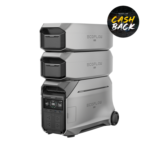 EcoFlow Delta Pro 3 + 2 x Smart Extra Battery