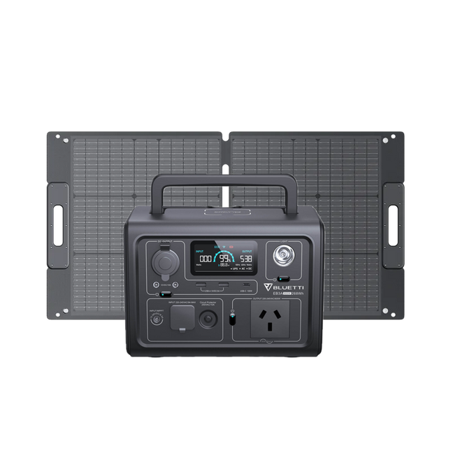 Bluetti EB3A + 100W Solar Panel