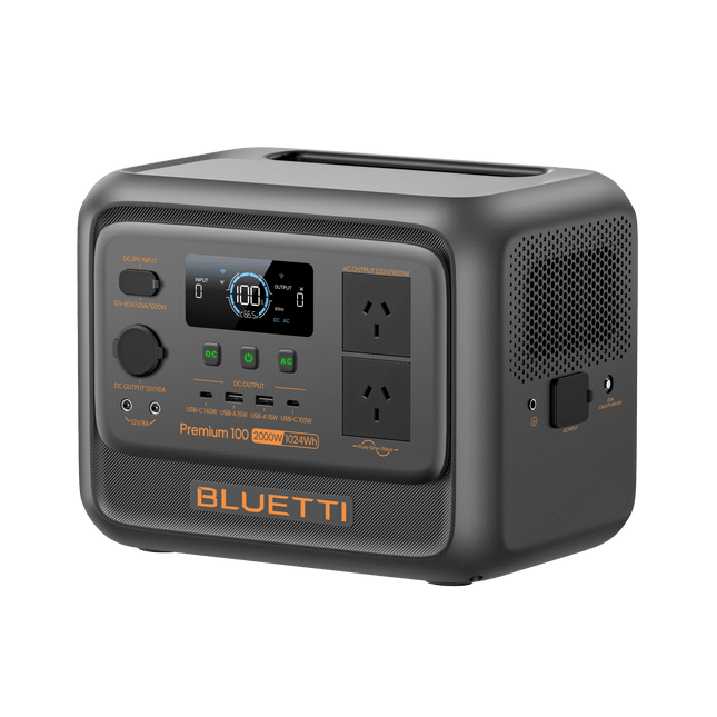 BLUETTI Premium 100 V2 Portable Power Station | 2,000W 1,024Wh