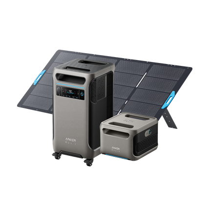 Anker SOLIX F3800 + Expansion Battery + 400W Solar Panel