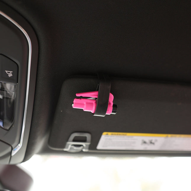 resqme® Car Escape Tool, Seatbelt Cutter / Window Breaker - Pink