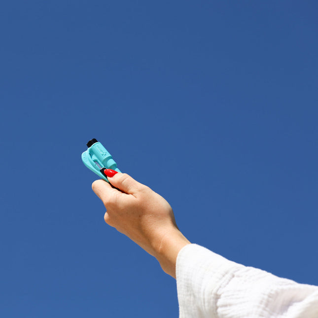 resqme® Car Escape Tool, Seatbelt Cutter / Window Breaker - Teal