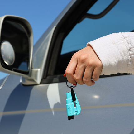resqme® Car Escape Tool, Seatbelt Cutter / Window Breaker - Teal