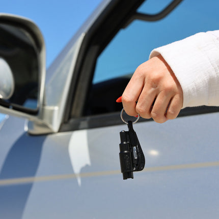 resqme® Car Escape Tool, Seatbelt Cutter / Window Breaker - Black