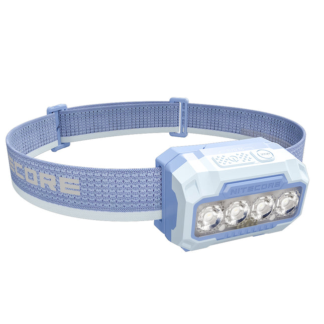 NITECORE 600 LUMEN USB RECHARGEABLE LED HEADLAMP BLUE