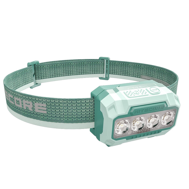 NITECORE 600 LUMEN USB RECHARGEABLE LED HEADLAMP GREEN