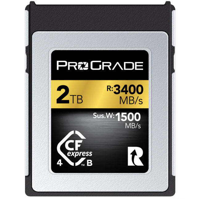 Prograde Digital CFEXPRESS 4.0 Type B Gold 2TB R3400MB/S W2400MB/S 2PK