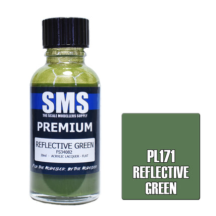 Air Brush Paint 30ml Premium Reflective Green  Acrylic Lacquer Scale Modellers Supply