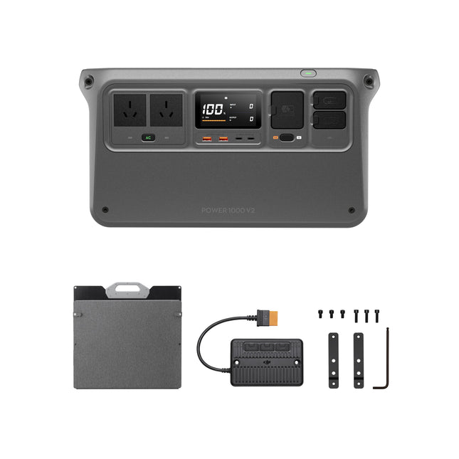 DJI Power 1000 V2 + 200W Foldable Solar Panel Combo