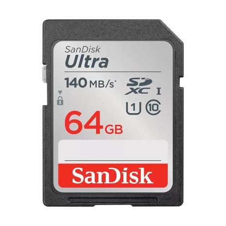 Sandisk Ultra SDXC 64GB 140MB/S UHS-I C10 MEMORY CARD - Actiontech
