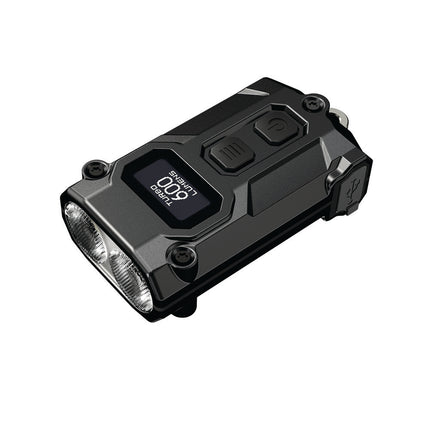 NITECORE 600 LUMEN USB-C RECHARGEABLE KEYCHAIN FLASHLIGHT BLACK