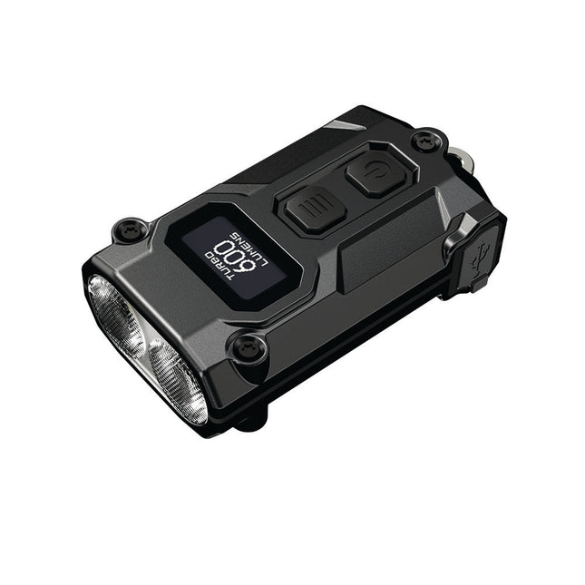 NITECORE 600 LUMEN USB-C RECHARGEABLE KEYCHAIN FLASHLIGHT BLACK