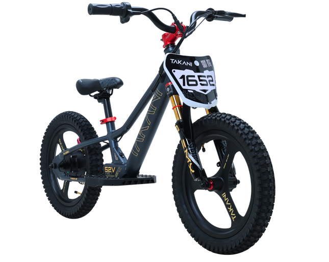 TAKANI 350W Electric Balance Bike 16'' Matte Charcoal