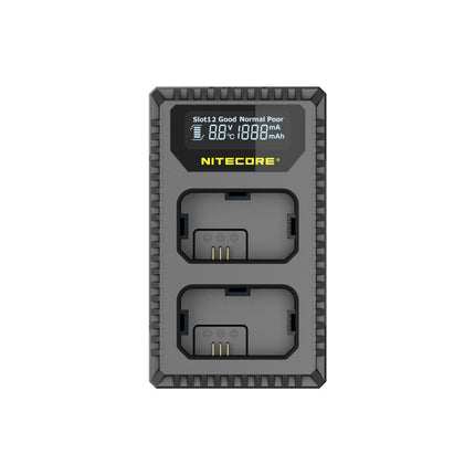 NITECORE USN1 DUAL-SLOT USB TRAVEL CHARGER FOR SONY NP-FW50 LI-ION BATTERIES