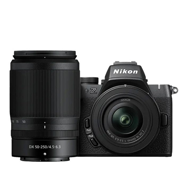 NIKON Z50II MIRRORLESS CAMERA WITH 16-50MM + 50-250MM LENS