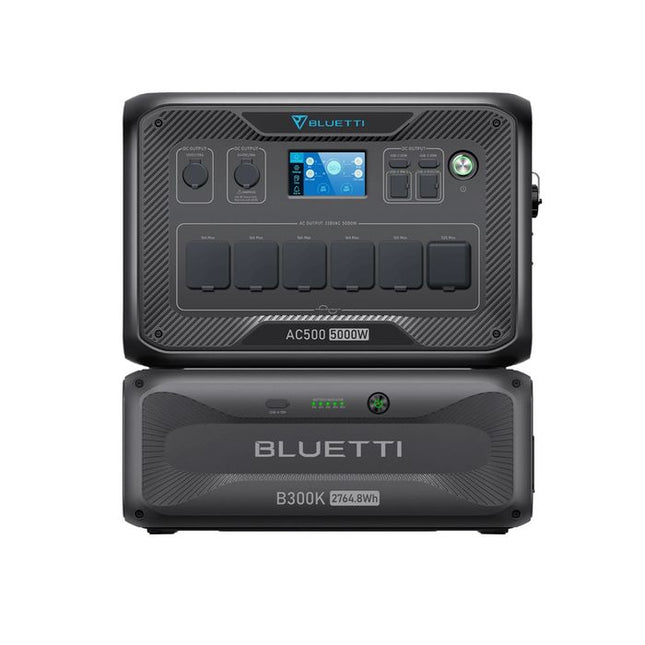 BLUETTI AC500 + B300K | Home Battery Backup | 5000W 2764.8Wh