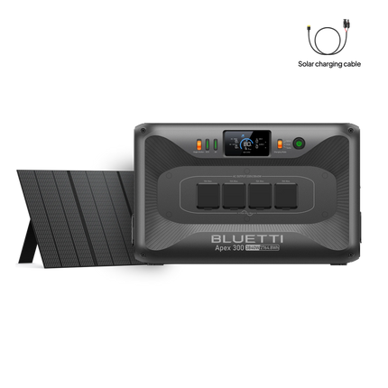 BLUETTI Apex 300 + 350W Solar Panel | 3,840W 2764.8Wh