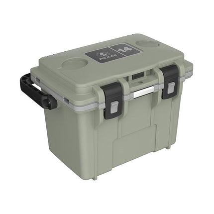 PELICAN 14QT PERSONAL COOLER DESERT SAGE GREY 13.2 LITRES