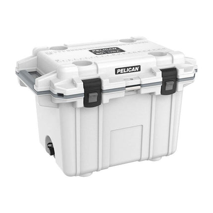 PELICAN 50QT ELITE COOLER WHITE GREY 47.3 LITRES