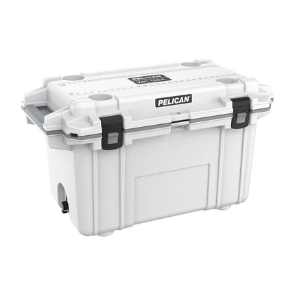 PELICAN 70QT ELITE COOLER WHITE GREY 66.2 LITRES