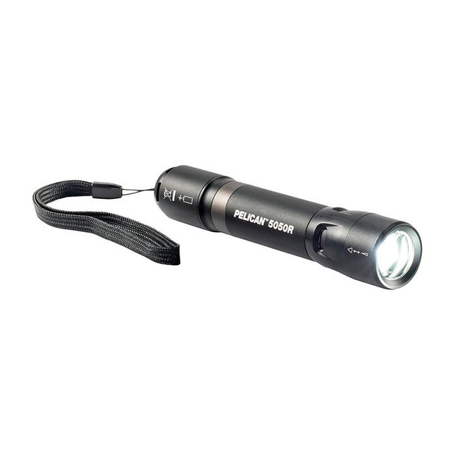 PELICAN 5050R RECHARGEABLE FLASHLIGHT BLACK