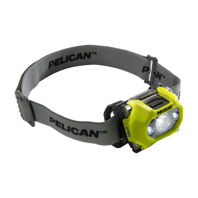 PELICAN 2765C HEADLAMP YELLOW LED 3AAA